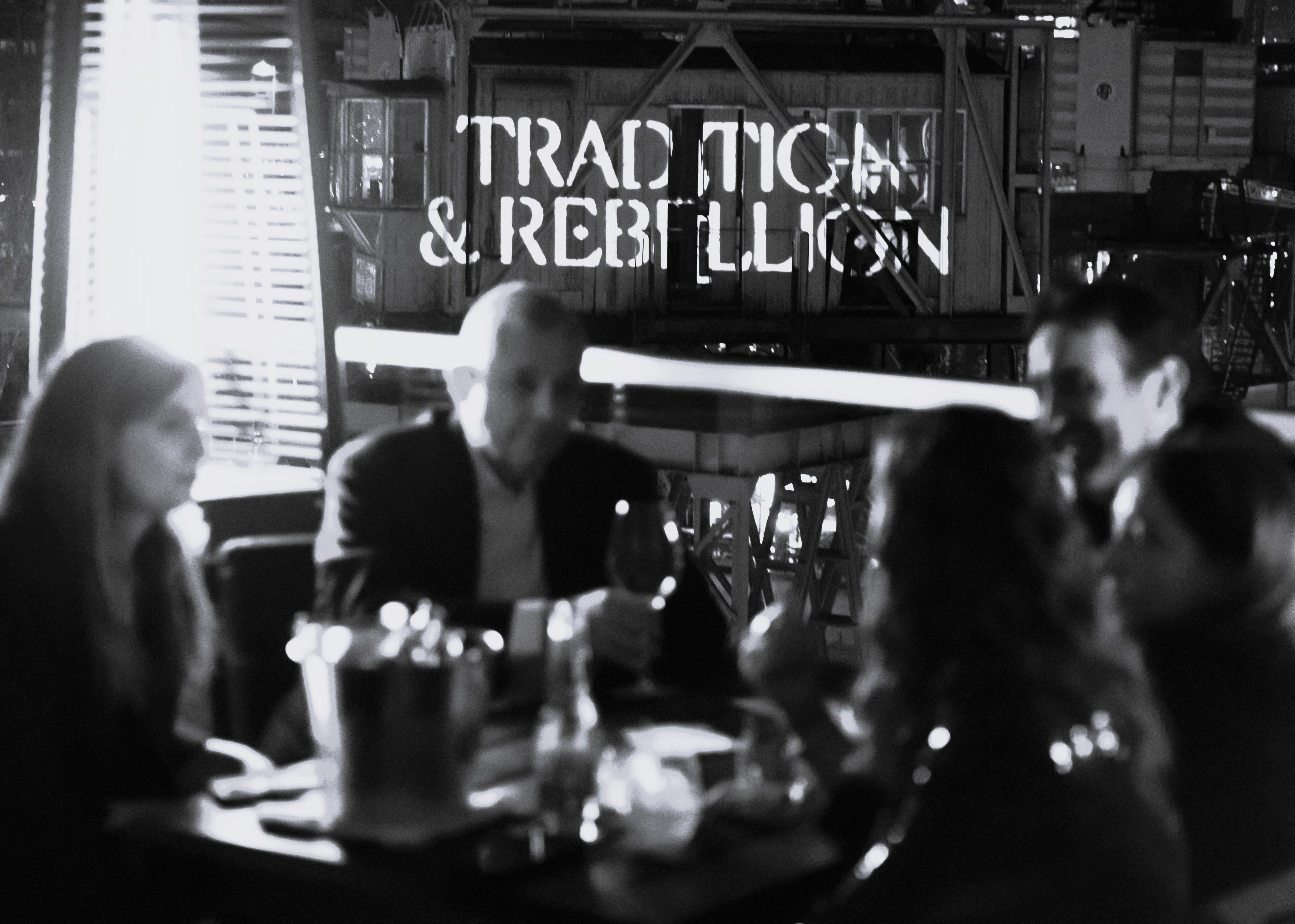 Tradition & Rebellion bar interior for booking